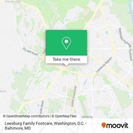 Mapa de Leesburg Family Footcare