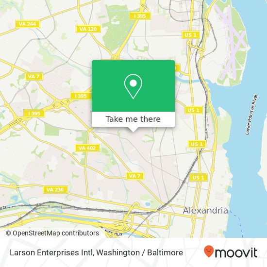 Larson Enterprises Intl map