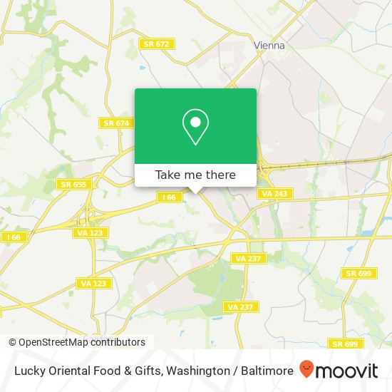 Lucky Oriental Food & Gifts map