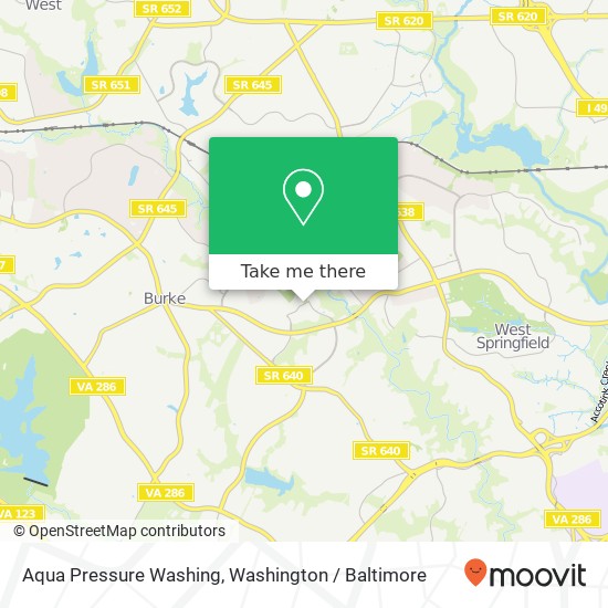 Aqua Pressure Washing map