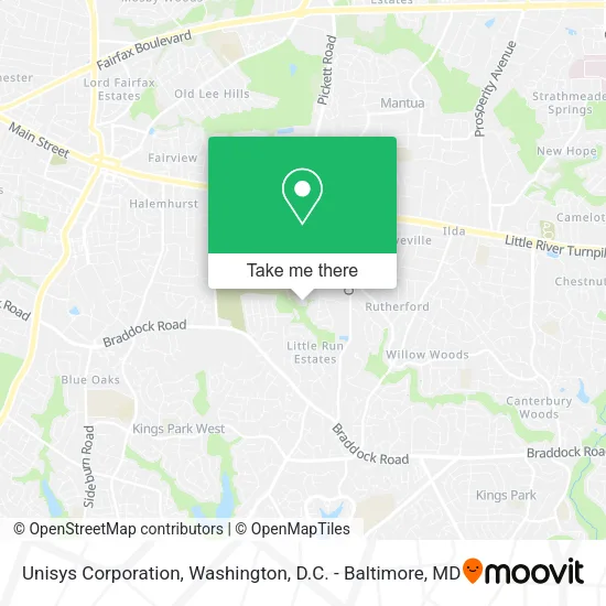 Mapa de Unisys Corporation