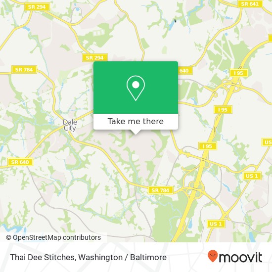 Thai Dee Stitches map