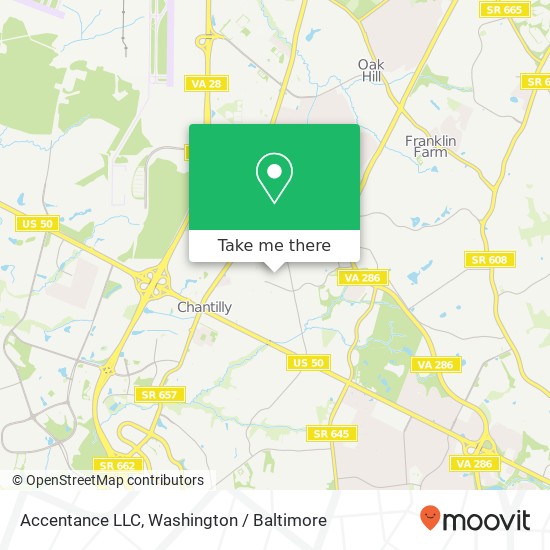 Accentance LLC map