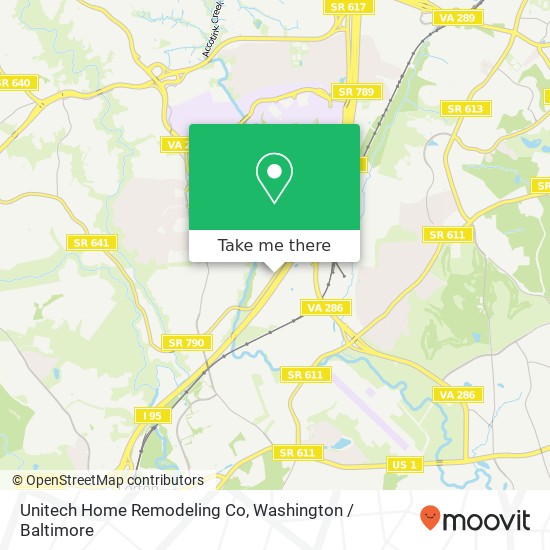 Unitech Home Remodeling Co map