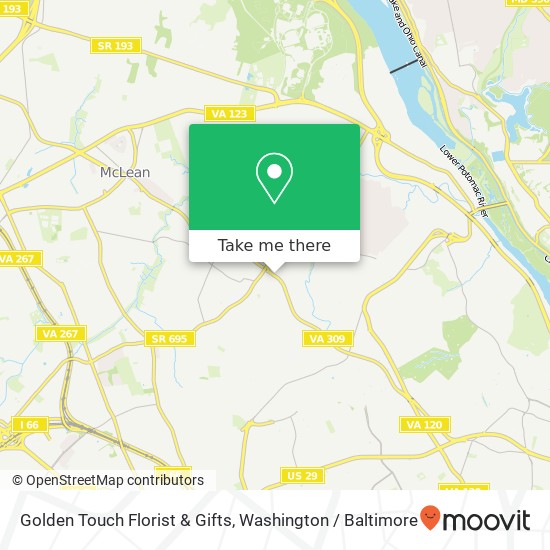 Golden Touch Florist & Gifts map