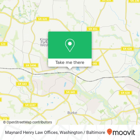 Maynard Henry Law Offices map