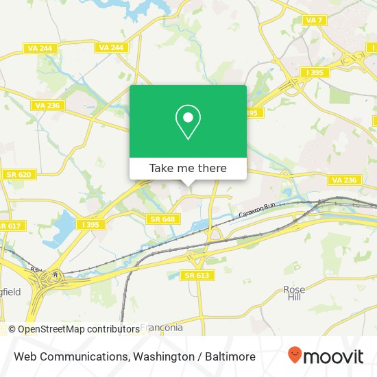 Mapa de Web Communications
