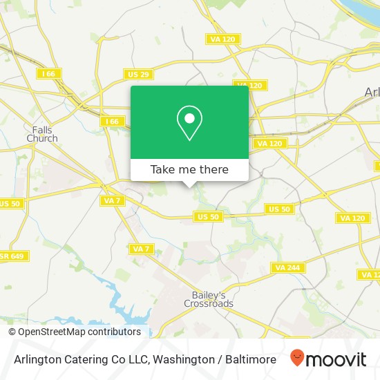 Arlington Catering Co LLC map