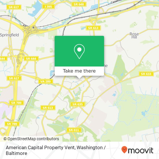 American Capital Property Vent map