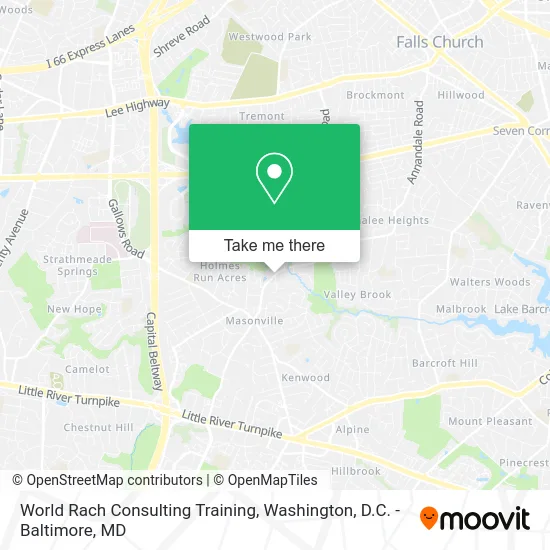 World Rach Consulting Training map