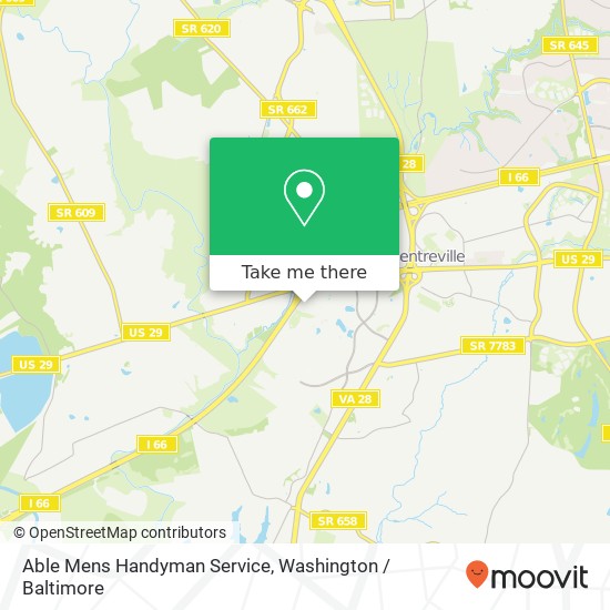 Mapa de Able Mens Handyman Service