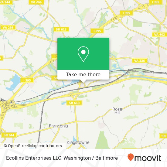 Mapa de Ecollins Enterprises LLC