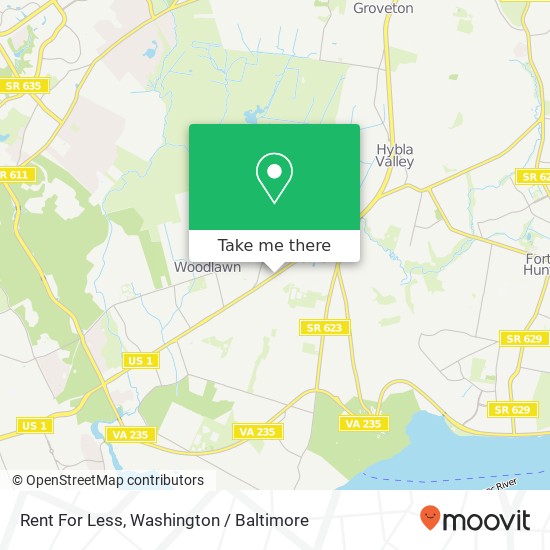 Rent For Less map