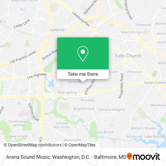 Arena Sound Music map