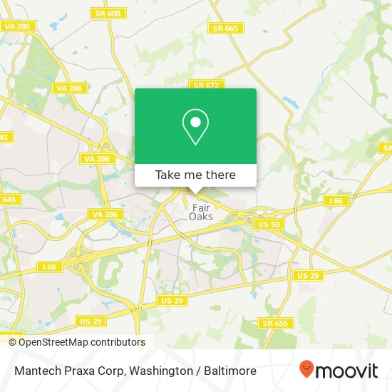 Mantech Praxa Corp map