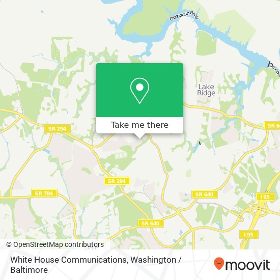 White House Communications map