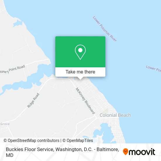 Buckies Floor Service map