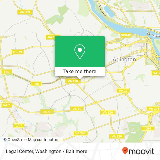 Mapa de Legal Center