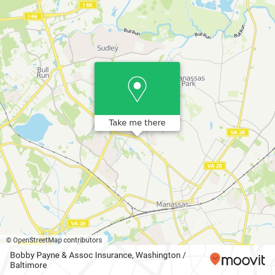 Mapa de Bobby Payne & Assoc Insurance