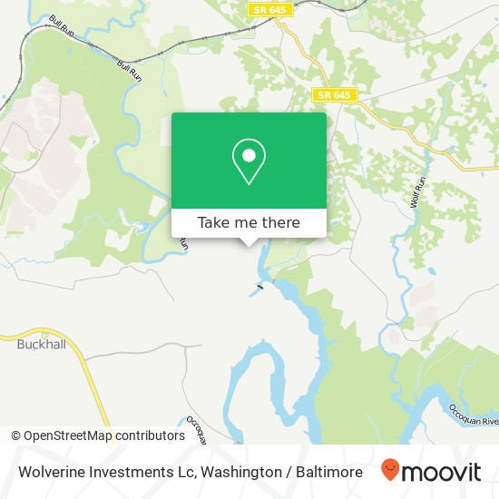 Mapa de Wolverine Investments Lc