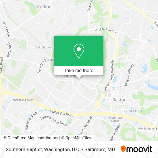 Southern Baptist map