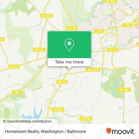 Mapa de Hometeam Realty