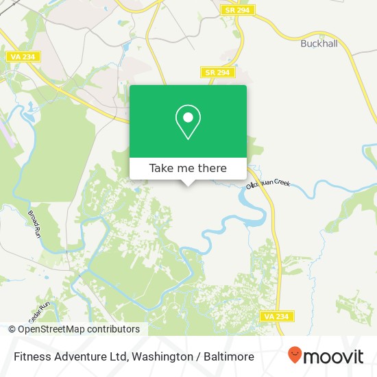 Mapa de Fitness Adventure Ltd