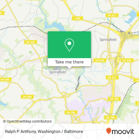 Ralph P Anthony map