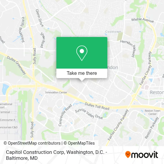Capitol Construction Corp map