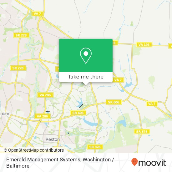 Emerald Management Systems map