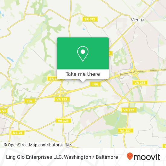 Mapa de Ling Glo Enterprises LLC