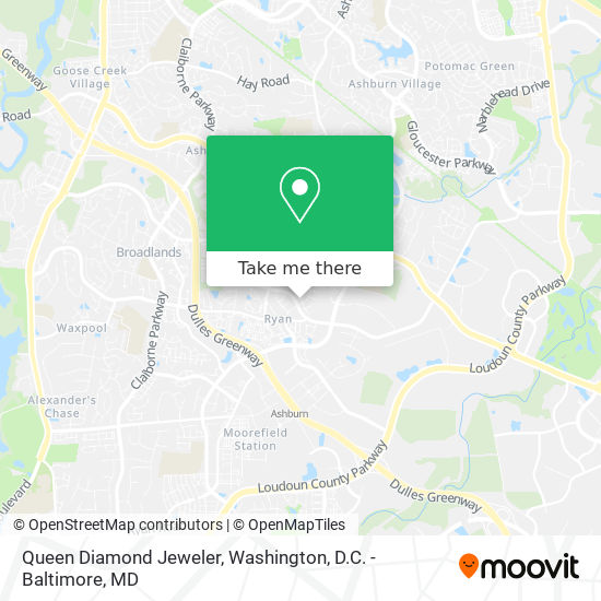 Queen Diamond Jeweler map