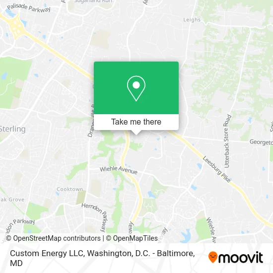 Custom Energy LLC map