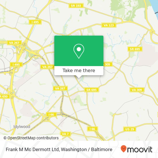 Frank M Mc Dermott Ltd map