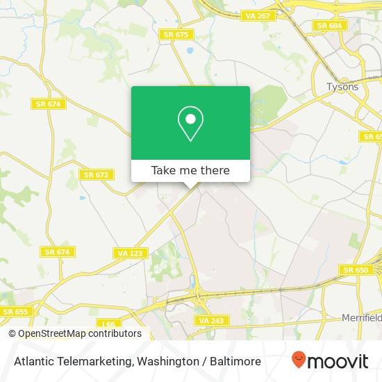 Atlantic Telemarketing map