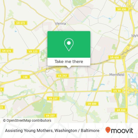 Assisting Young Mothers map