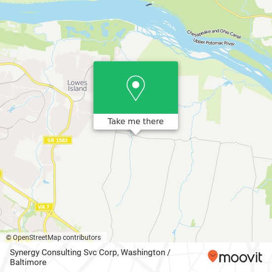 Synergy Consulting Svc Corp map