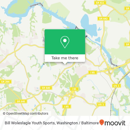 Mapa de Bill Woleslagle Youth Sports