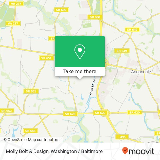 Mapa de Molly Bolt & Design