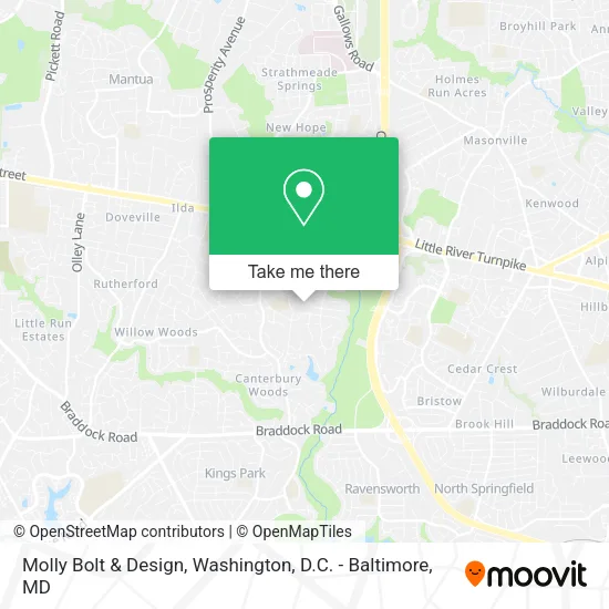 Mapa de Molly Bolt & Design