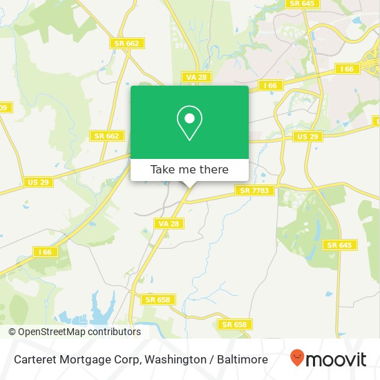 Mapa de Carteret Mortgage Corp