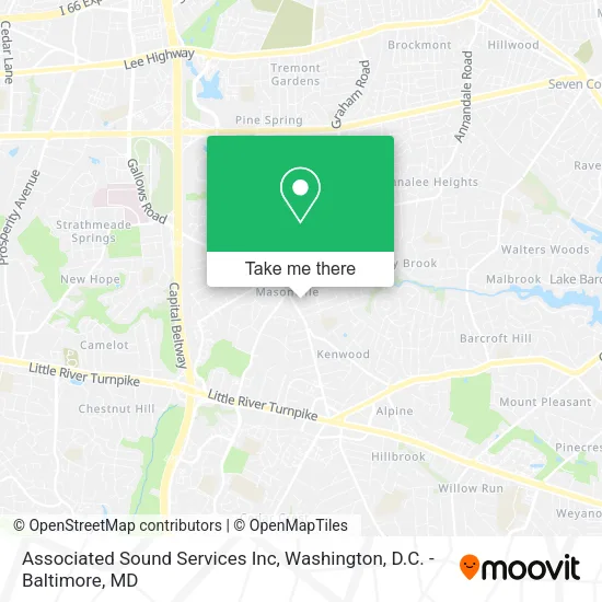 Mapa de Associated Sound Services Inc
