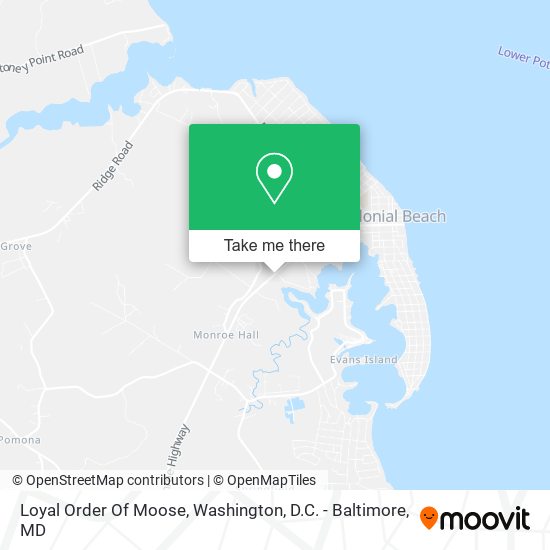 Loyal Order Of Moose map