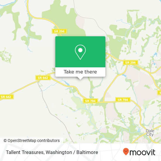 Mapa de Tallent Treasures