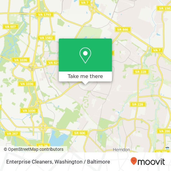 Enterprise Cleaners map