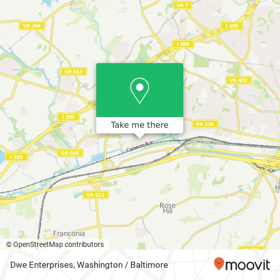 Dwe Enterprises map