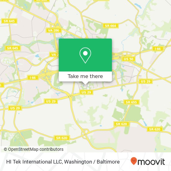 HI Tek International LLC map