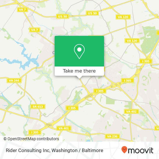 Mapa de Rider Consulting Inc