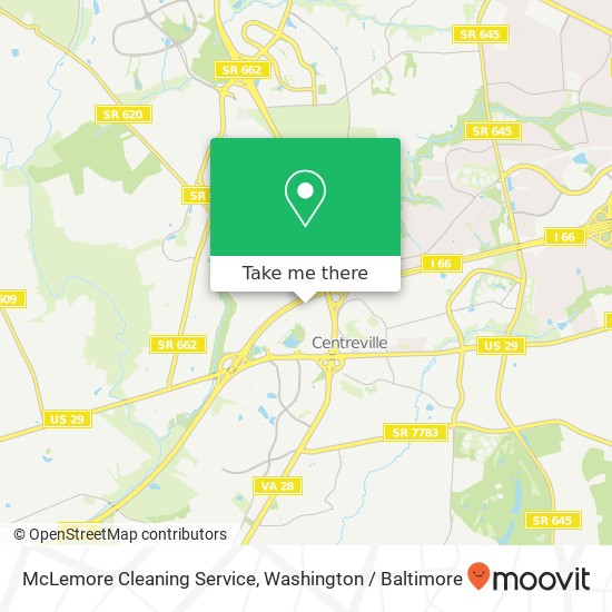 McLemore Cleaning Service map
