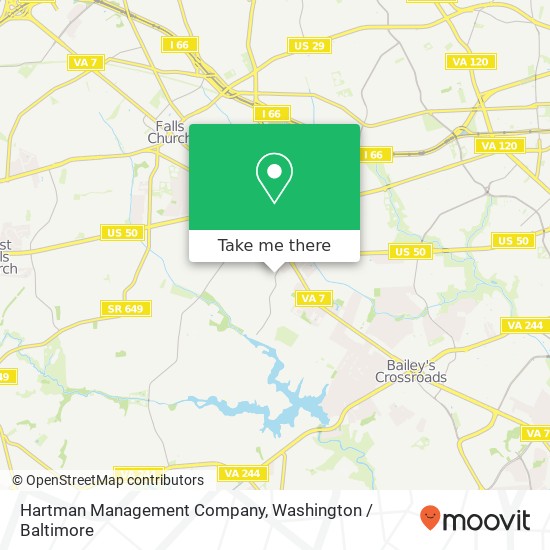 Mapa de Hartman Management Company